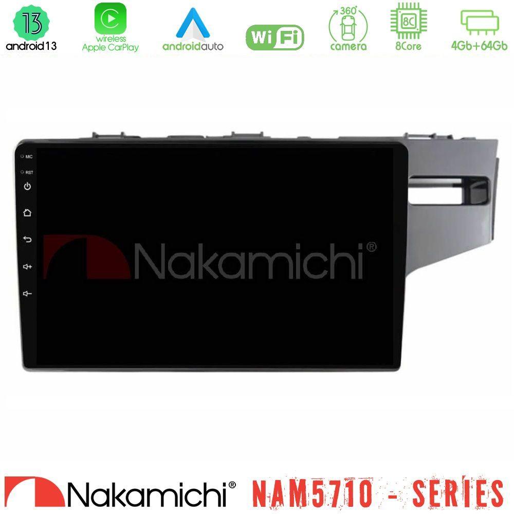 Nakamichi NAM5710 Series 8Core Android13 4+64GB Honda Jazz 2013-2020 RHD Navigation Multimedia Tablet 9" - U-N84-HD0511