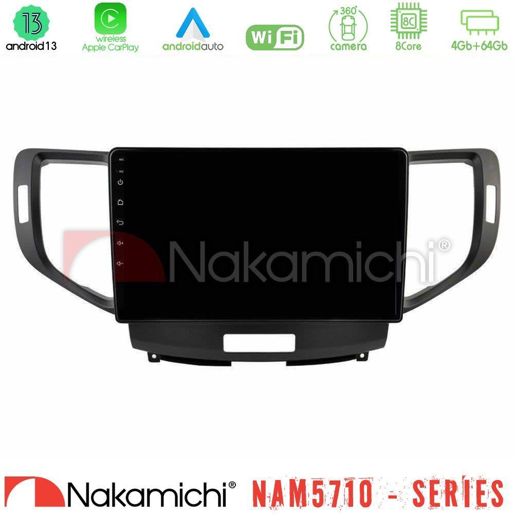 Nakamichi NAM5710 Series 8Core Android13 4+64GB  Honda Accord 2008-2015 Navigation Multimedia Tablet 9" - U-N84-HD1013