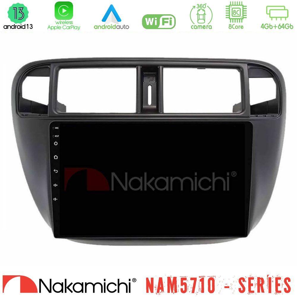 Nakamichi NAM5710 Series 8Core Android13 4+64GB Honda Civic 1995-2001 Navigation Multimedia Tablet 9" - U-N84-HD2124