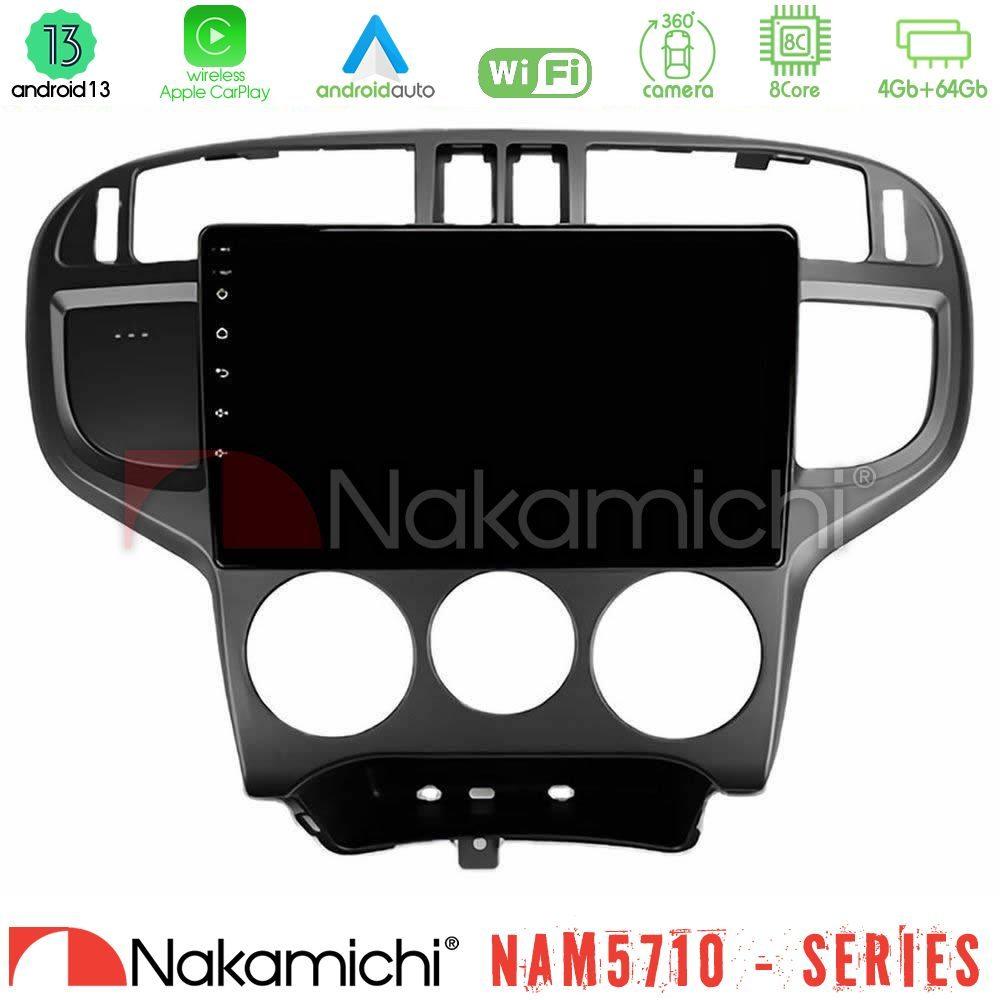 Nakamichi NAM5710 Series 8Core Android13 4+64GB  Hyundai Matrix 2001-2010 Navigation Multimedia Tablet 9" - U-N84-HY1024