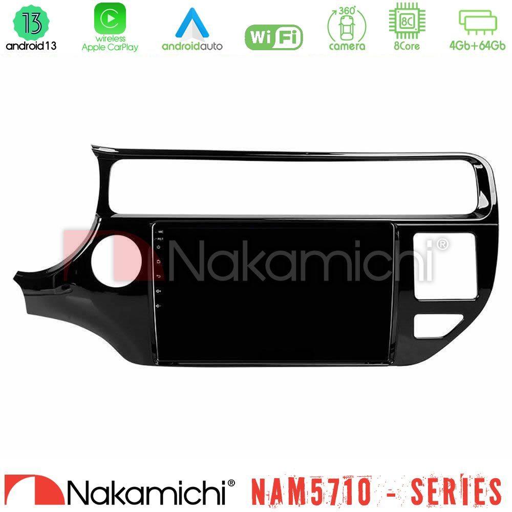 Nakamichi NAM5710 Series 8Core Android13 4+64GB  Kia Rio 2015-2017 Navigation Multimedia Tablet 9" - U-N84-KI0553