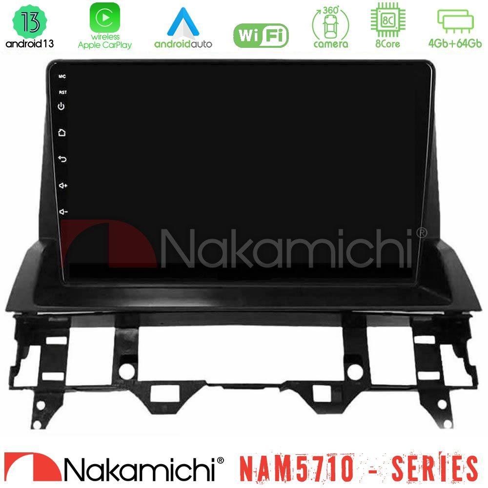 Nakamichi NAM5710 Series 8Core Android13 4+64GB  Mazda6 2002-2006 Navigation Multimedia Tablet 10" - U-N84-MZ1213