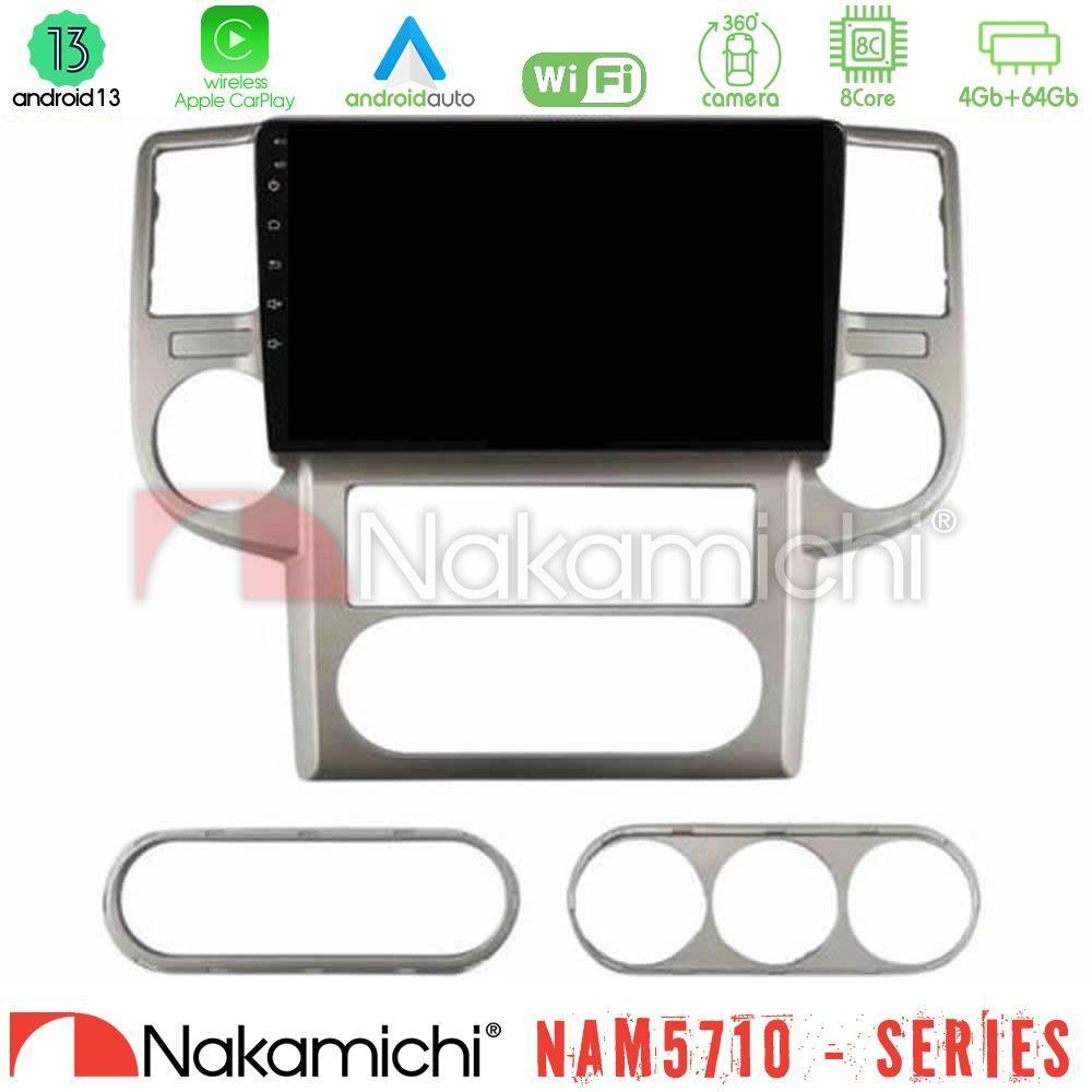 Nakamichi NAM5710 Series 8Core Android13 4+64GB  Nissan X-Trail 2003-2007 Navigation Multimedia Tablet 10" - U-N84-NS1502