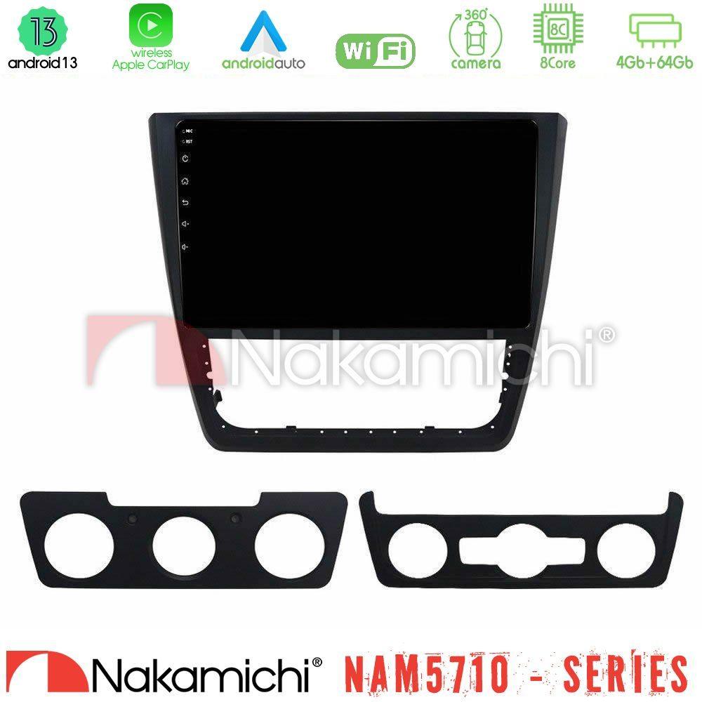 Nakamichi NAM5710 Series 8Core Android13 4+64GB  Skoda Yeti 2009-> Navigation Multimedia Tablet 10" - U-N84-SK0151