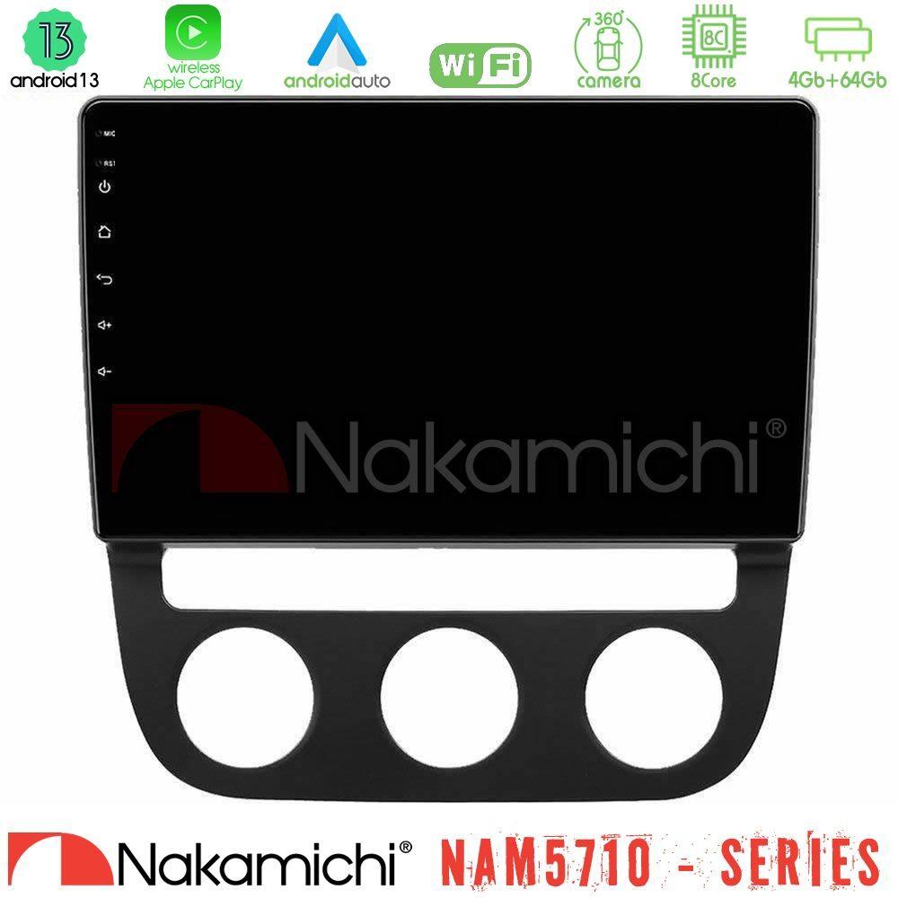 Nakamichi NAM5710 Series 8Core Android13 4+64GB  VW Jetta Navigation Multimedia Tablet 10" - U-N84-VW0394