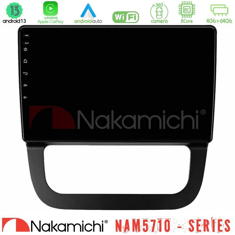 Nakamichi NAM5710 Series 8Core Android13 4+64GB  VW Jetta Navigation Multimedia Tablet 10" - U-N84-VW087T