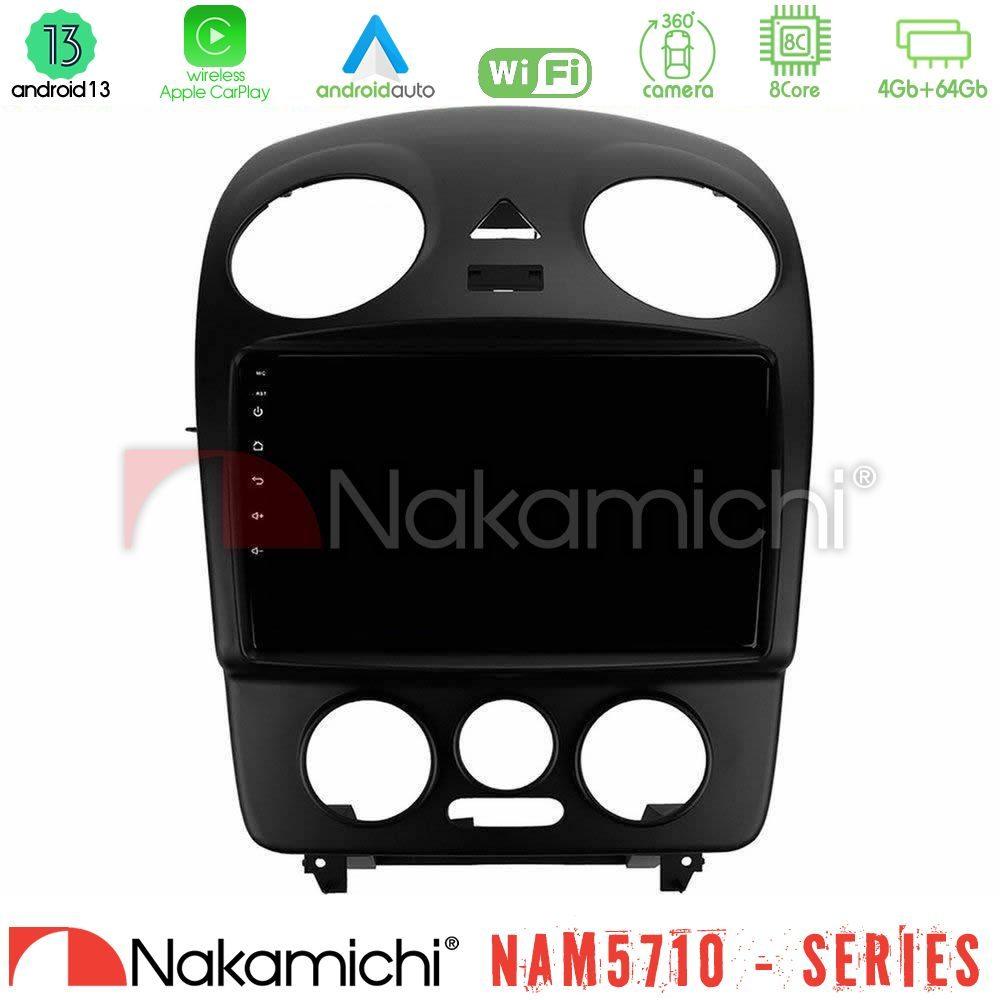 Nakamichi NAM5710 Series 8Core Android13 4+64GB  VW Beetle Navigation Multimedia Tablet 9" - U-N84-VW1059
