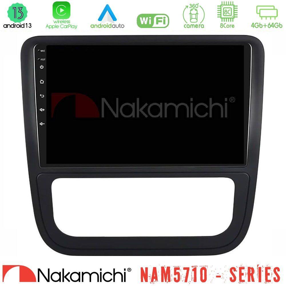 Nakamichi NAM5710 Series 8Core Android13 4+64GB  VW Scirocco 2008-2014 Navigation Multimedia Tablet 9" (Μαύρο Χρώμα) - U-N84-VW1228